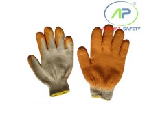 Găng tay hiệu Discovery phủ nhựa cam 10 kim 60g